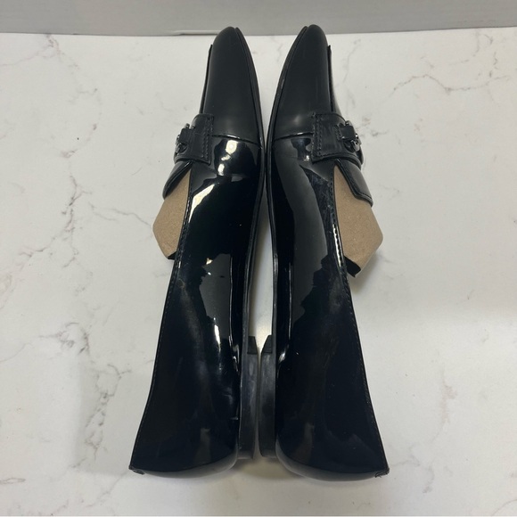 Bandolino Black Patent Leather Loafers 8.5 - Picture 7 of 12